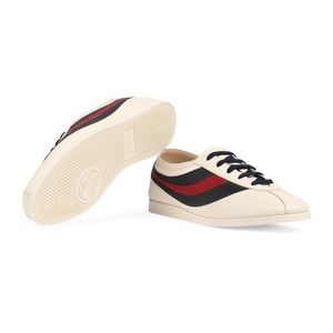 SOLD!!! NEW Gucci Ace Falacer White Blue Red Bee Detail size 10.5 G / 11 US